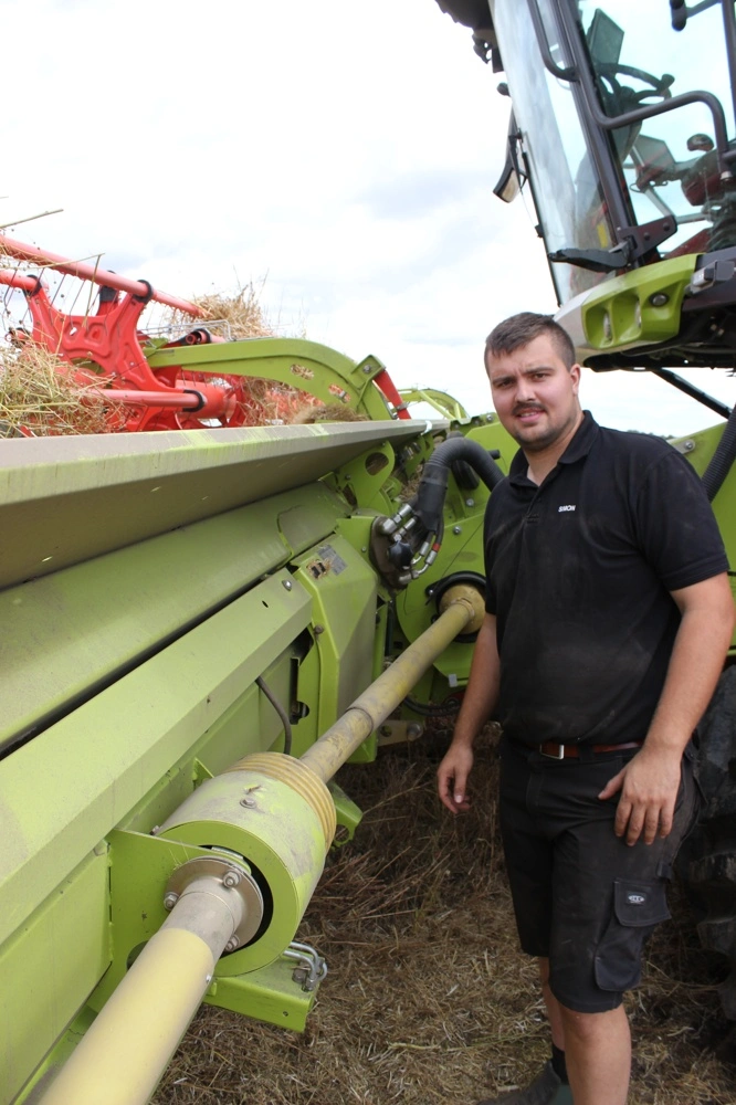 Simon Svendsen arbejder på fjerde år for Kongeaa Agro med base i Københoved i Sønderjylland. 