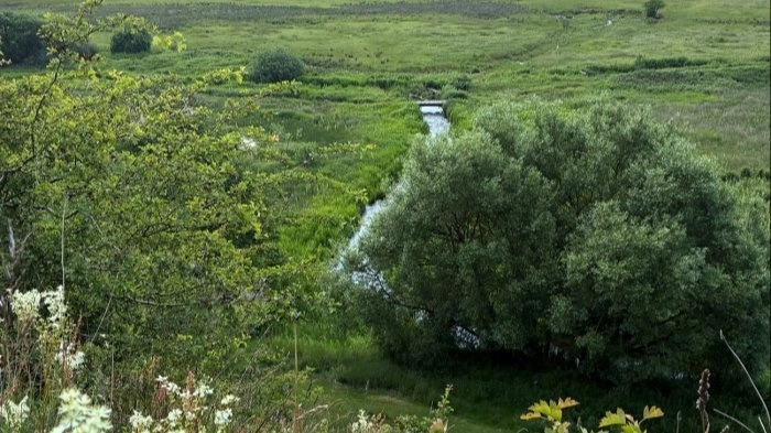 Et af de syv trepartsprojekter, der er undervejs i Rebild Kommune, omfatter arealer langs Simested Å. Foto: Rebild Kommune