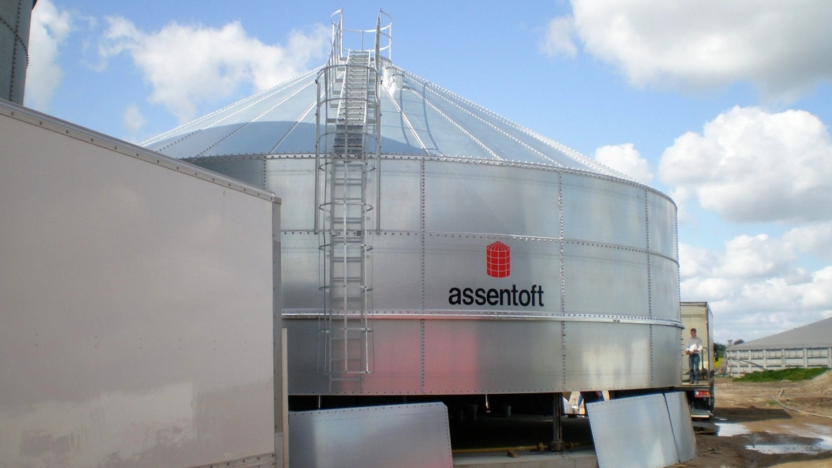 Assentoft Silo kommer ud af seneste regnskabsår med et mindre overskud end året før. Ledelsen kalder dog årets resultat for tilfredsstillende. Arkivfoto