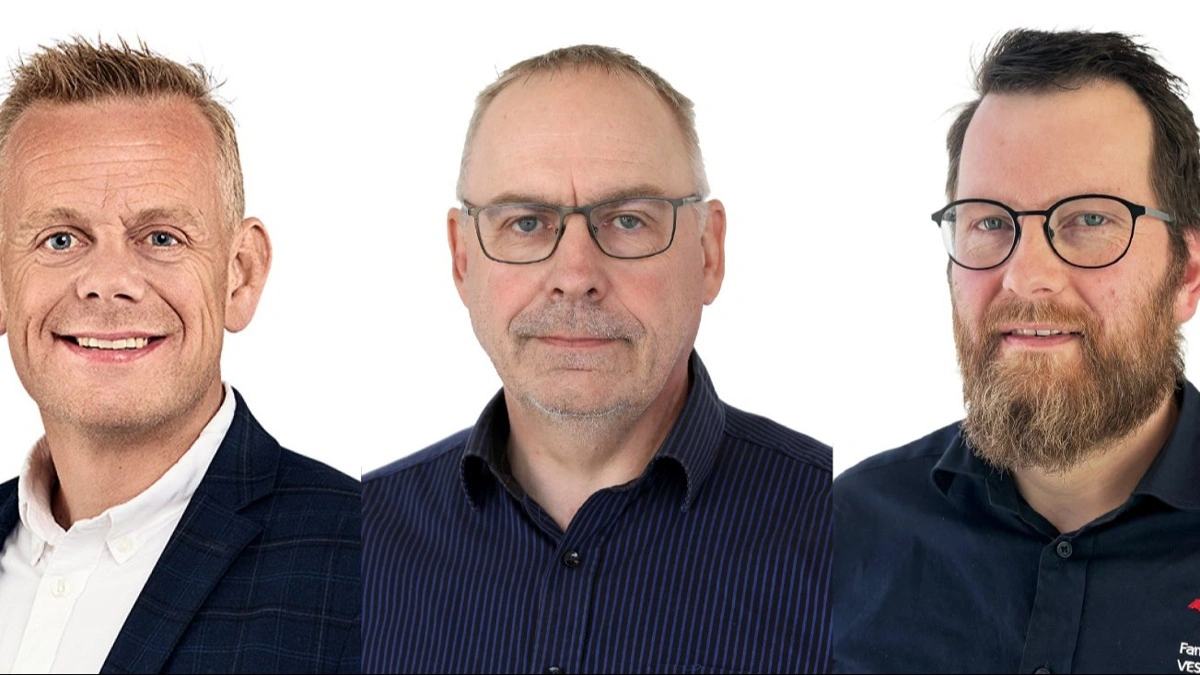 Formændene bag Sagros fem ejerforeninger: Allan V. Pedersen, Leif Hølledig Nørgaard, Jacob Spangsberg, Anders Nørgaard og Sven Joensen. Pressefoto