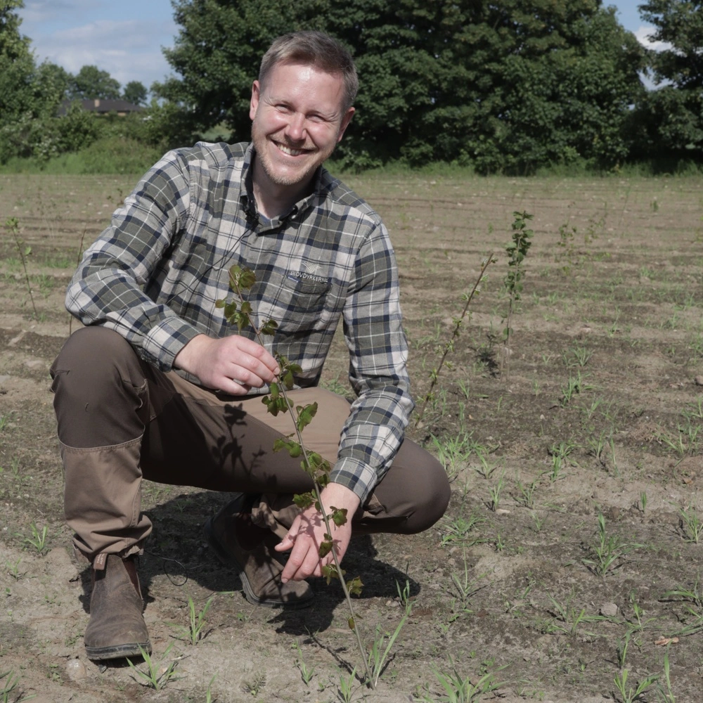 Skovfoged Thomas Nygaard Kristensen fra Skovdyrkerne Midt har stået for plantevalg og etablering.