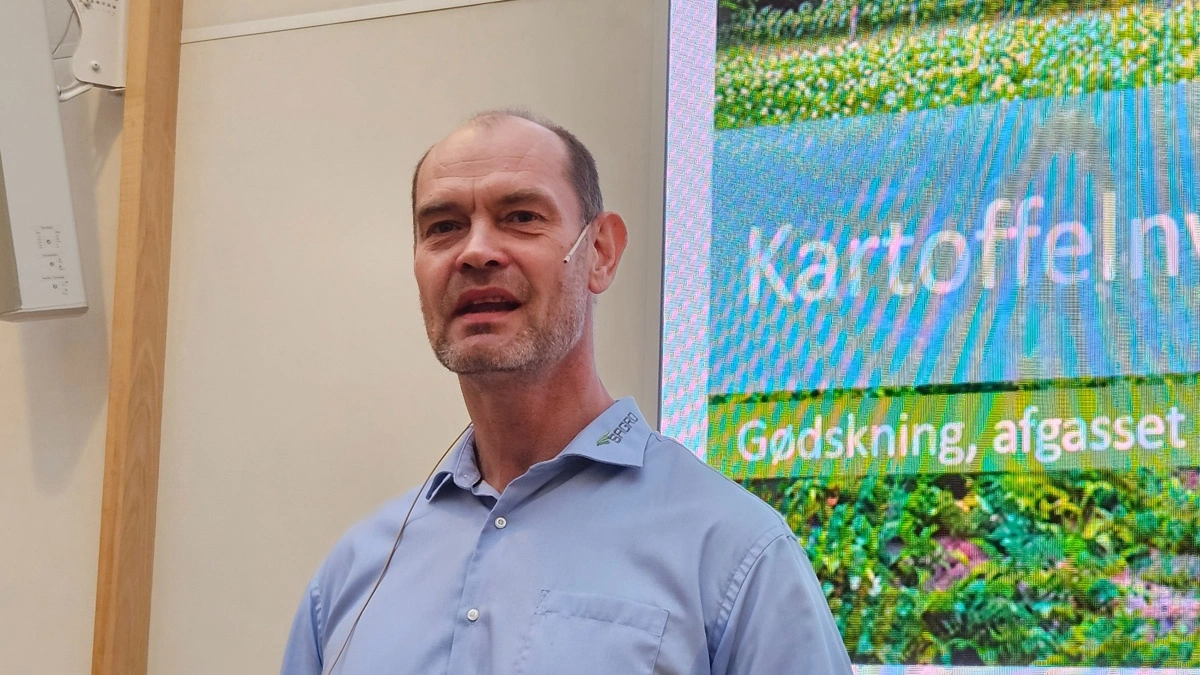 Jesper Kjelde har regnet ud, at en række af Sagros kunder, som fordeler sig over ti forskellige vandoplande og dyrker pulver- eller stivelseskartofler, i gennemsnit skal lægge 1,5 hektar brak for hver hektar med kartofler. - Det hænger ikke sammen, siger han. Arkivfoto: Christian Carus