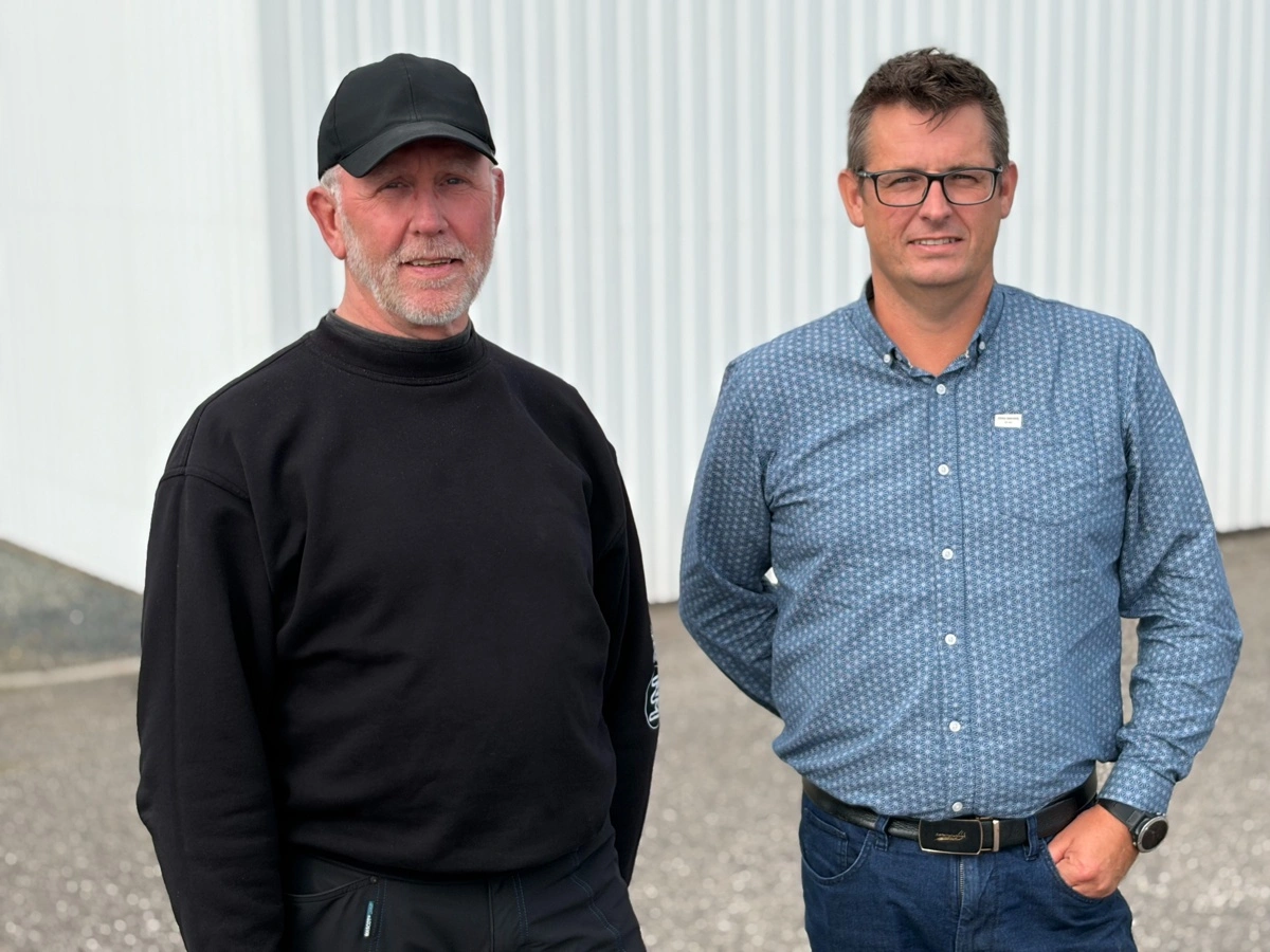 Både Bjarne Nygaard (tv.) og Rune Torstein Hansen (th.) glæder sig til samarbejdet.