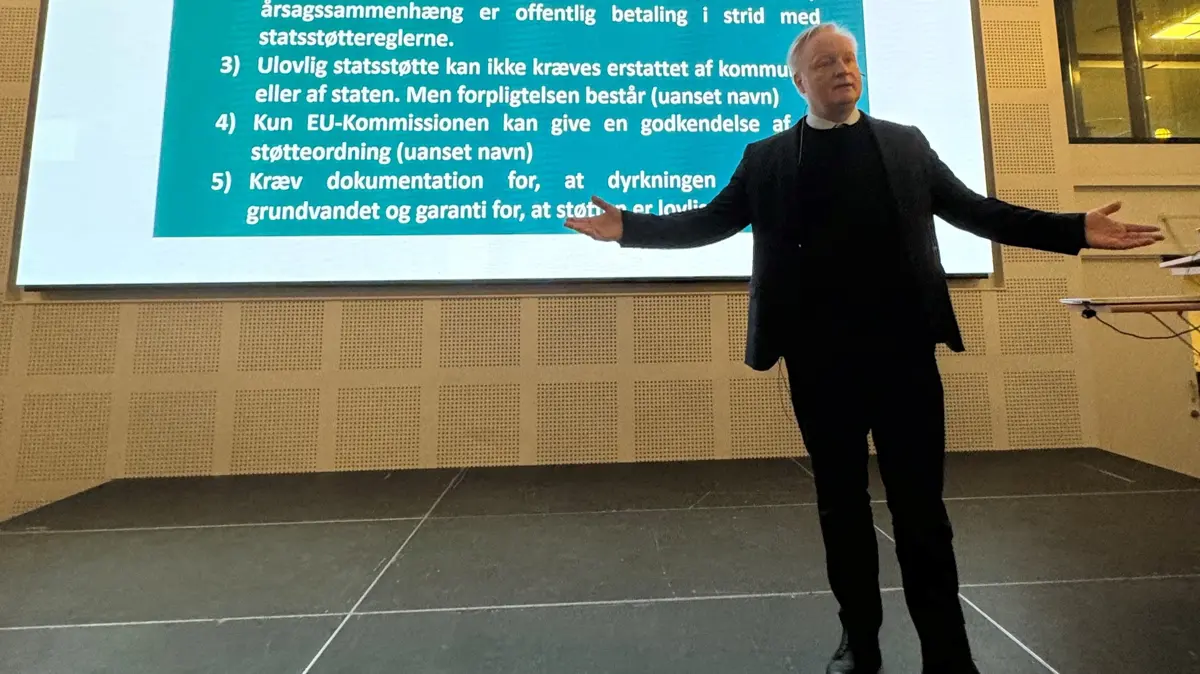 Ifølge advokat med speciale i EU-ret, Hans Sønderby Christensen (billedet), kan en statslig kompensation støde mod EU’s regler om ulovlig statsstøtte. Arkivfoto