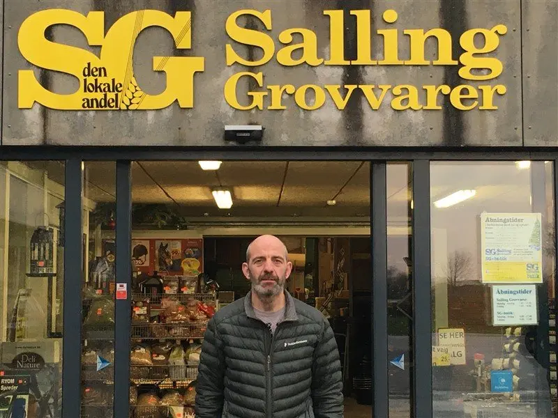 Bestyrelsesformand i Salling Grovvarer, Michael Goul, peger på nedklassificeret maltbyg og faldende kornpriser som årsag til underskuddet, men ser positivt på 2026/27. Foto: Salling Grovvarer