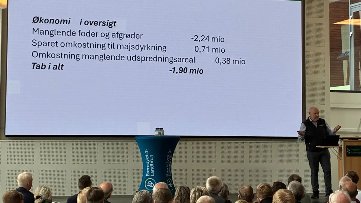 Jørgen Evald Jensen har regnet på en række bedrifter, som med uændret markplan vil overskride deres kvote for kvælstofudledning – selv hvis de slet ikke bruger gødning. 
Foto: Lars Attrup