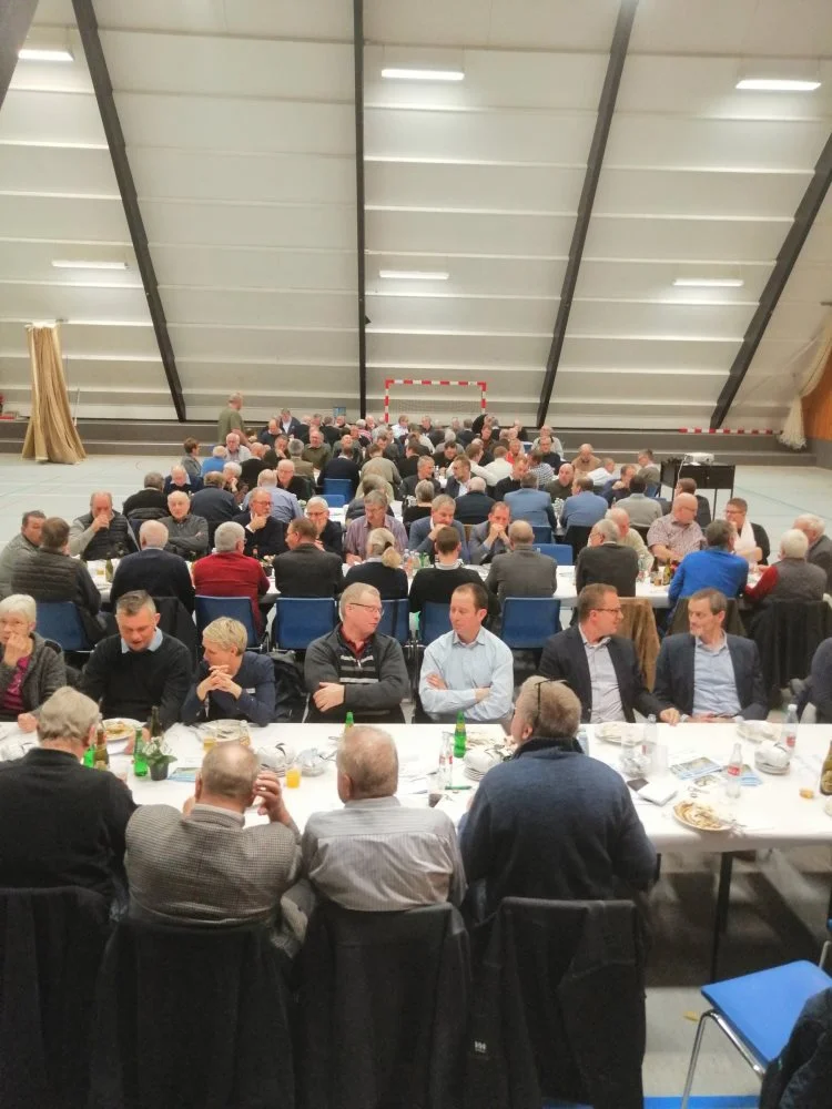 Der var 148 deltagere til DLS’s generalforsamling i Sakskøbing Sportscenter.