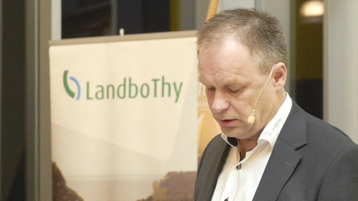 Formand Leif Gravesen løftede sløret for LandboThys bedste resultat nogensinde. Fotos: Tenna Bang