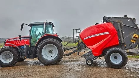 Brian Jørgensen købte i sommeren 2020 en ny Massey Ferguson RB 4180 V rundballepresser.