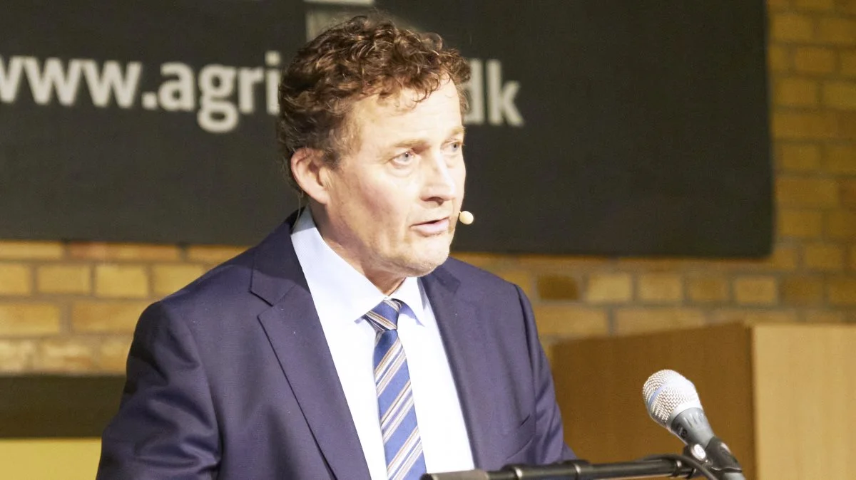 Sidste år kunne formanden for Agri Nord, Carl Chr. Pedersen, tale fra talerstolen i Agri Nord Hallen. Dagen efter lukkede Danmark ned. Tirsdag aften aflagde han beretning online. Arkivfotos: Tenna Bang