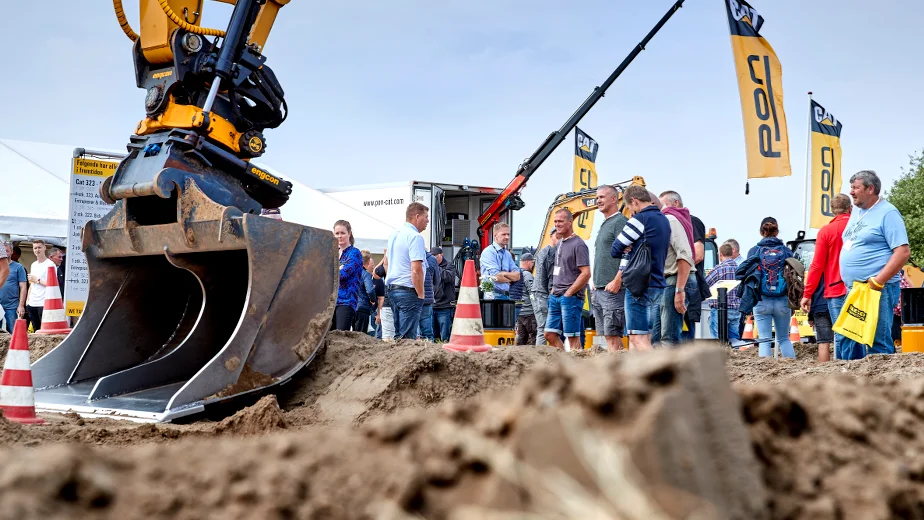 Entreprenør & Håndværk skulle have været afviklet i juni. Men entreprenørmessen finder nu sted 16.-18. september 2021 på udendørsarealet syd for MCH Messecenter Herning, mens Transport 2021 gennemføres indendørs i messehallerne og på Landsskuepladsen. Fotos: Tony Brøchner / MCH
