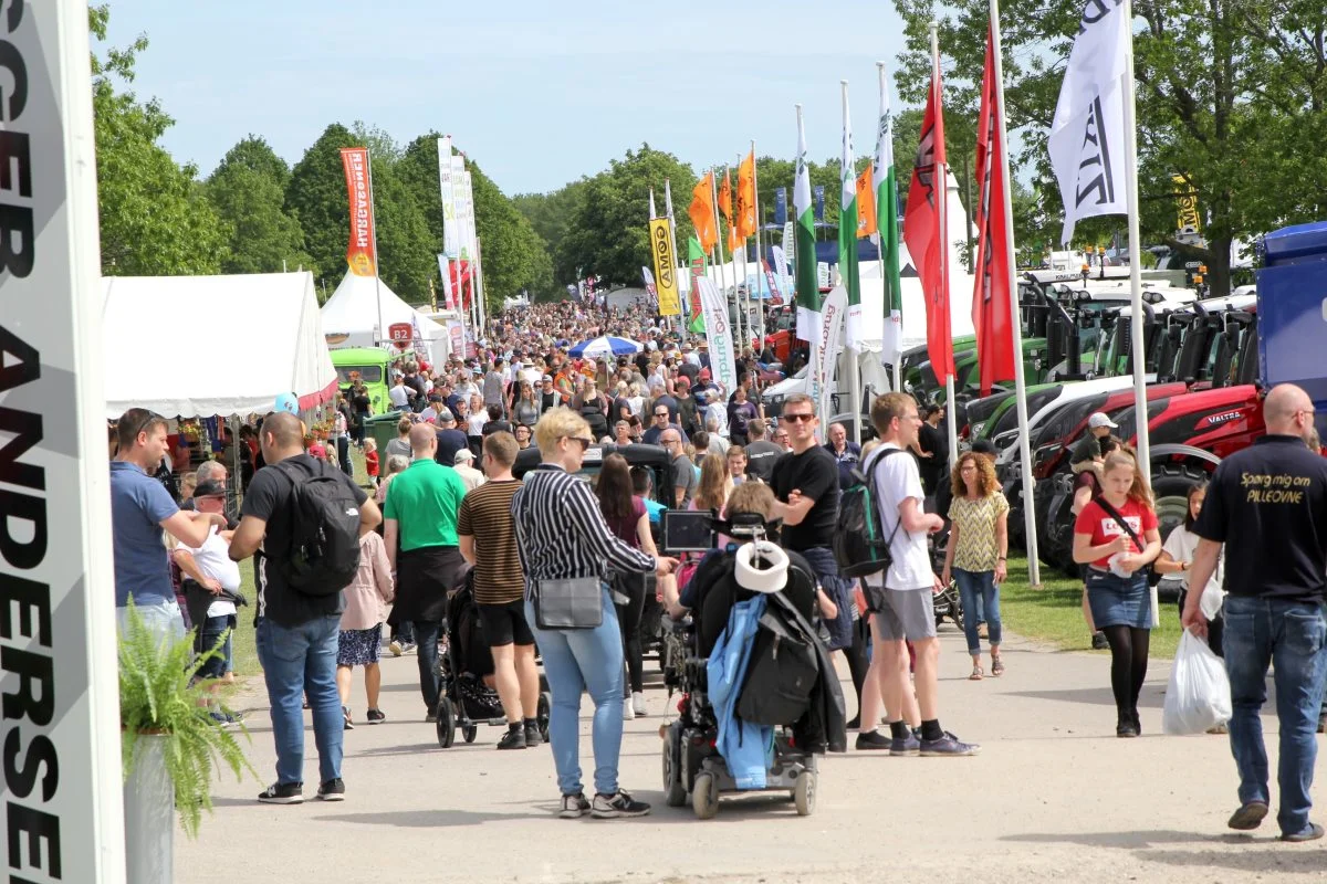 Der var i 2019 rekordmange besøgende på Roskilde Dyrskue, hvor den store maskinudstilling nu bliver endnu større. Foto: Jesper Hallgren 
