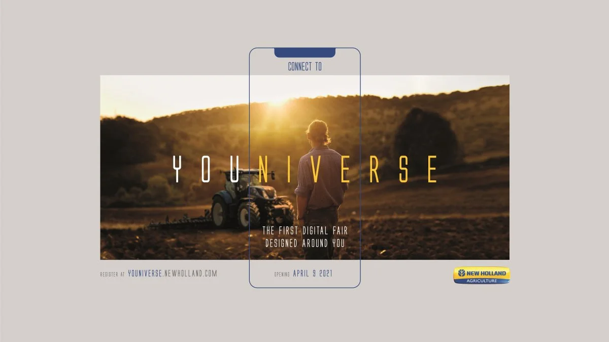 New Holland og Case IH inviterer til maskinunivers i dagene 9. til 18. april. Der er gratis registrering på youniverse.cnhindustrial.com.