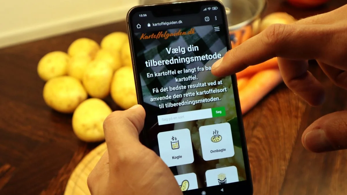 Forbrugeren har på siden kartoffelguiden.dk to tilgange til at finde den rette sort.