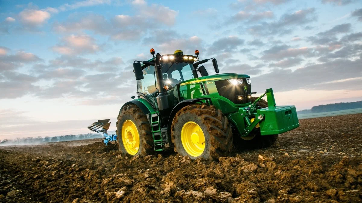 John Deere har suverænt sat sig på det danske traktormarked med 110 solgte traktorenheder i første kvartal. Arkivfoto