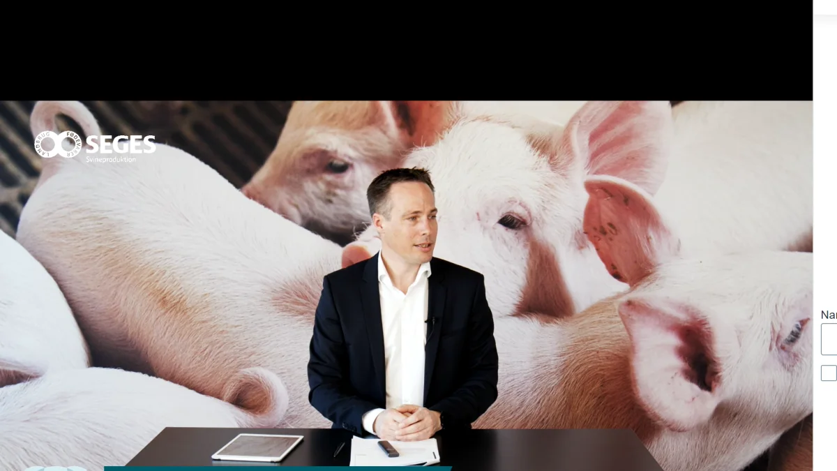 Da sektordirektør Christian Fink Hansen, Landbrug & Fødevarer Svineproduktion, tirsdag bød velkommen til årets So-seminar, kom han også ind på de udfordringer, der aktuelt er i branchen. Fotos: Camilla Bønløkke