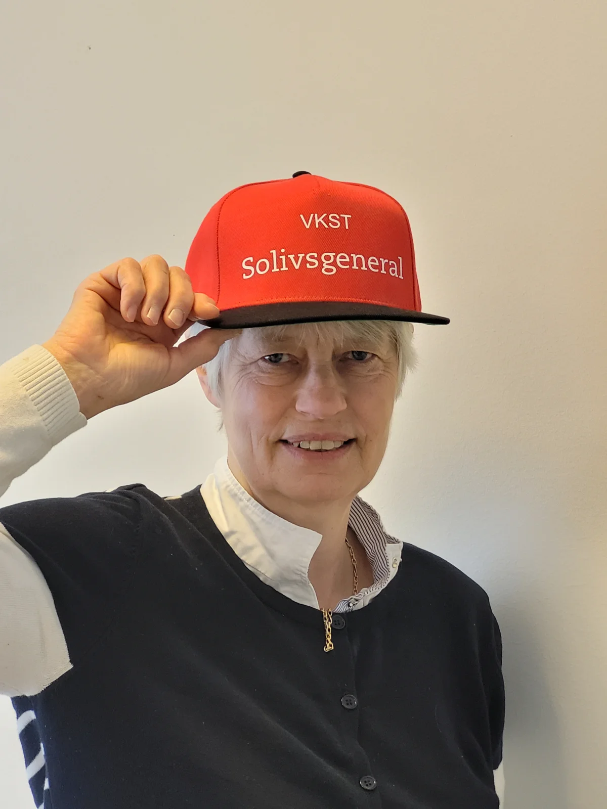 Gitte Hansen, svinerådgiver i VKST, er klar til at give kasketten som Solivsgeneral videre.