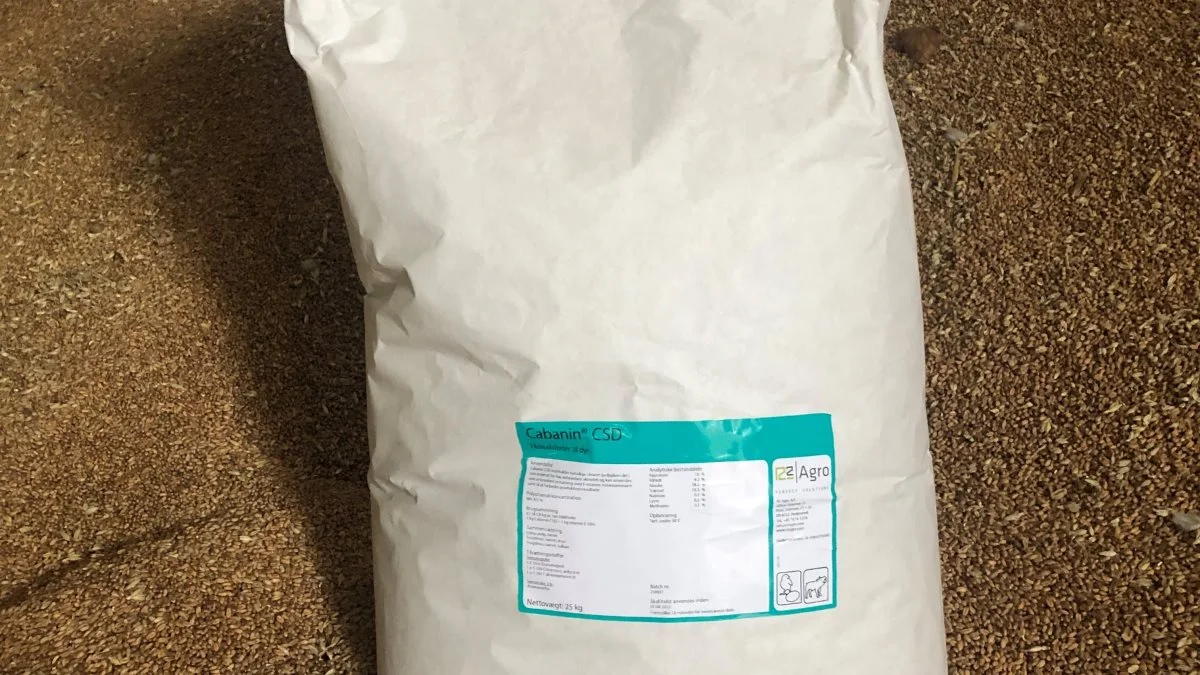 Siden begyndelsen af april har det derfor blandt andet været muligt at købe og få tilsat det danskproducerede, prisbillige og EU-patenterede E-vitamin antioxidant, Cabanin CSD. Foto: CR Foderservice