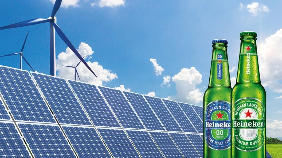 Med sin meget ambitiøse målsætningsplan, »Brew a Better World«, satser det store hollandske bryggeri at være kulstofneutral inden år 2030. Foto: Heineken