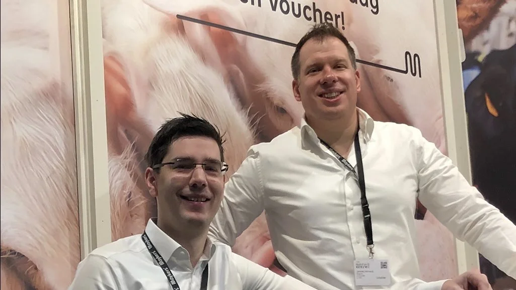 - Vi stammer fra Holland, men vi har et stort team af danske medarbejdere, der understøtter vores kunders behov. Vi mener, at det er vigtigt at være til stede på et dansk marked med en dansk organisation, siger Jerome Hermans (th). Foto: Maykers