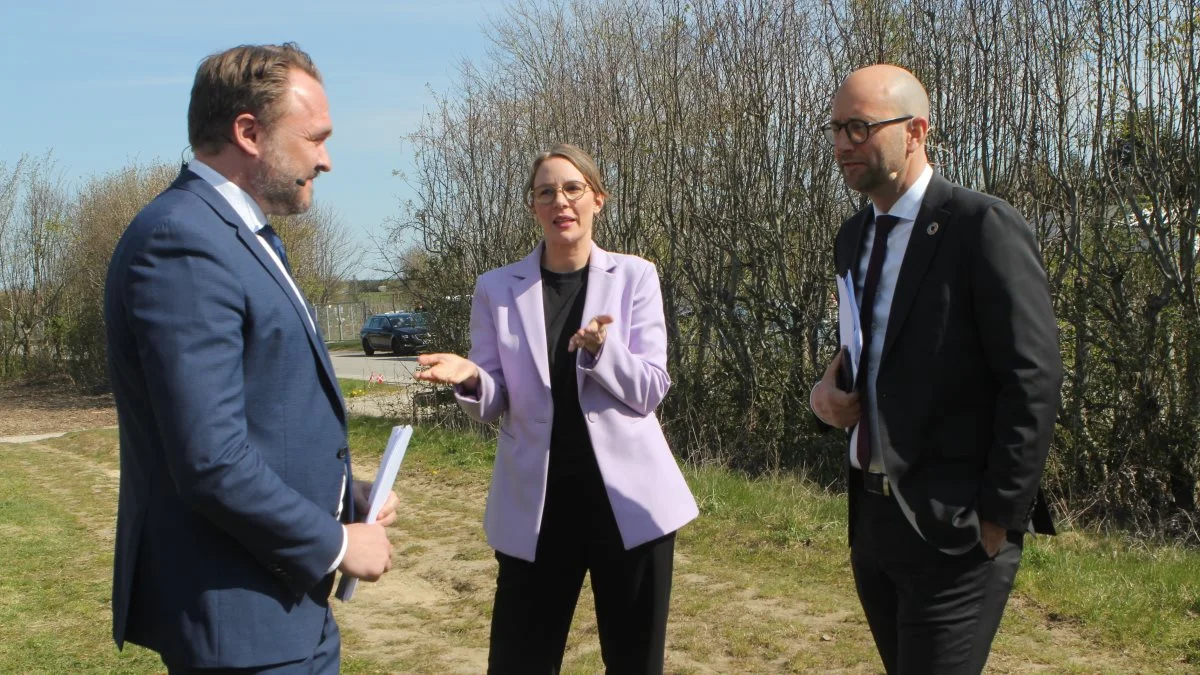 Klimaminister Dan Jørgensen (S), miljøminister Lea Wermelin (S) og fødevareminister Rasmus Prehn (S) står med en stor udfordring i at lave en bred aftale omkring regeringens landbrugsudspil. Foto: Lasse Ege Pedersen