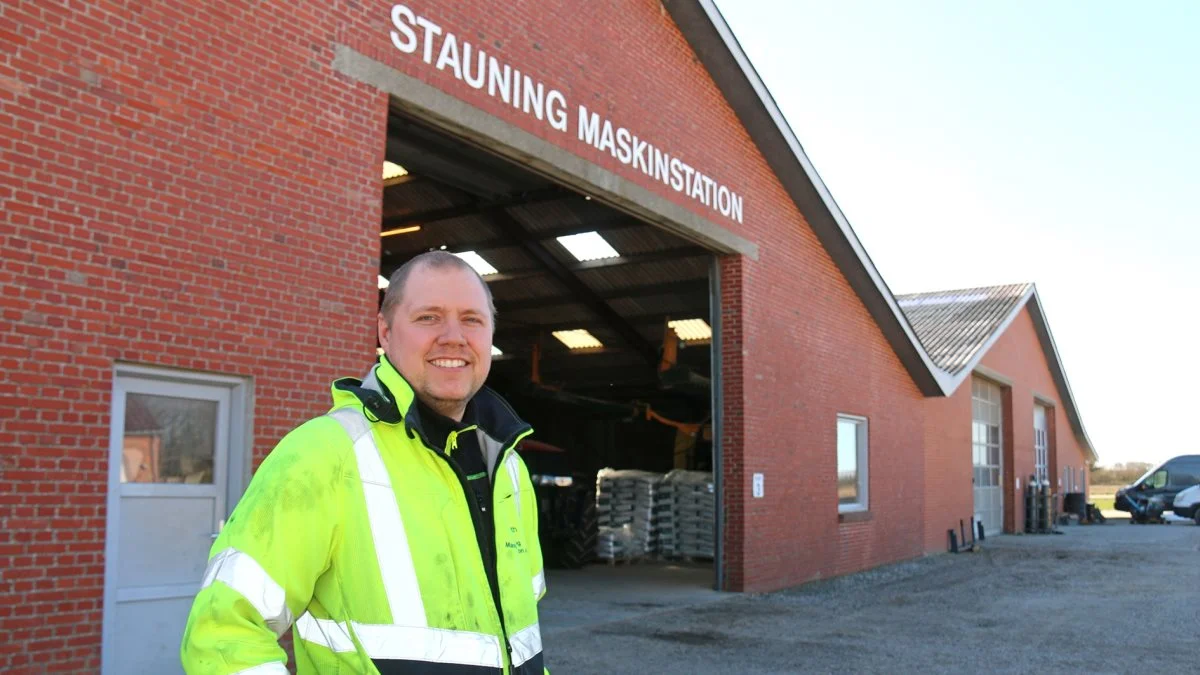 Kenneth Astrup – medejer af Stauning Entreprenør & Maskinstation med 18 Komatsu’er i maskinflåden.