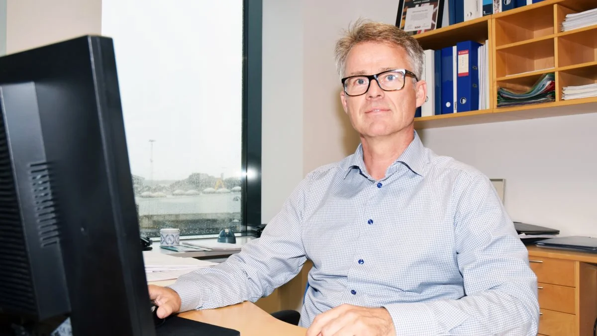 - Det er jo leverandøren, der sælger et produkt, der har forpligtelsen, at man nu også har den deklaration, som myndighederne kræver, siger Jan Strømvig, direktør for Fjernvarme Fyn. Foto: Jacob Lund-Larsen