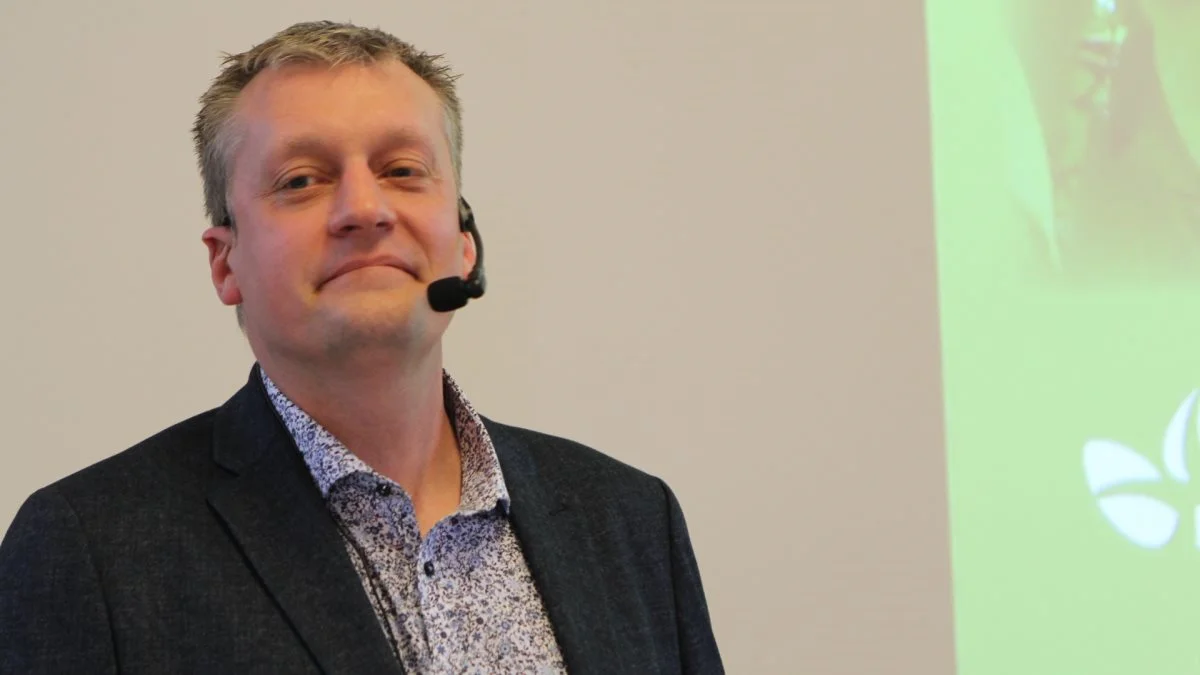 Selvom der skulle to afstemninger til, før Lemvigegnens Landboforening formelt har sagt ja til en fusion, turde formand Morten Agger godt at melde sig klar til fusion efter generalforsamlingens første klare ja. Fotos: Christian Carus