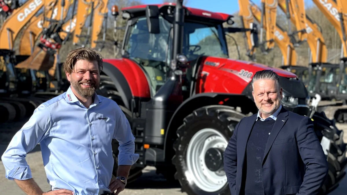To nye ansigter hos S.D. Kjærsgaard: Brian Storgaard (t.h.) er ansat som salgs- og regionschef for Case IH landbrugsmaskiner i Vestdanmark og Simon Holt Lorenzen som salgs- og regionschef for Case Construction i Østdanmark.