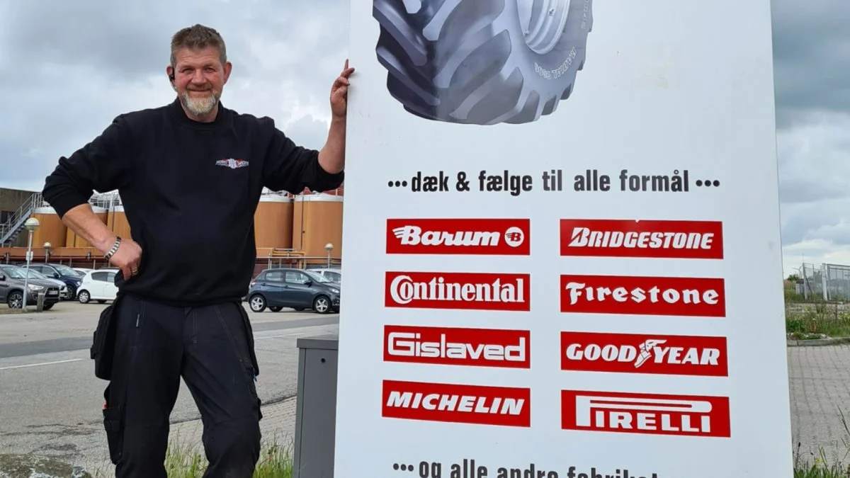 Jesper Christensen fra Hobro Dækcenter.