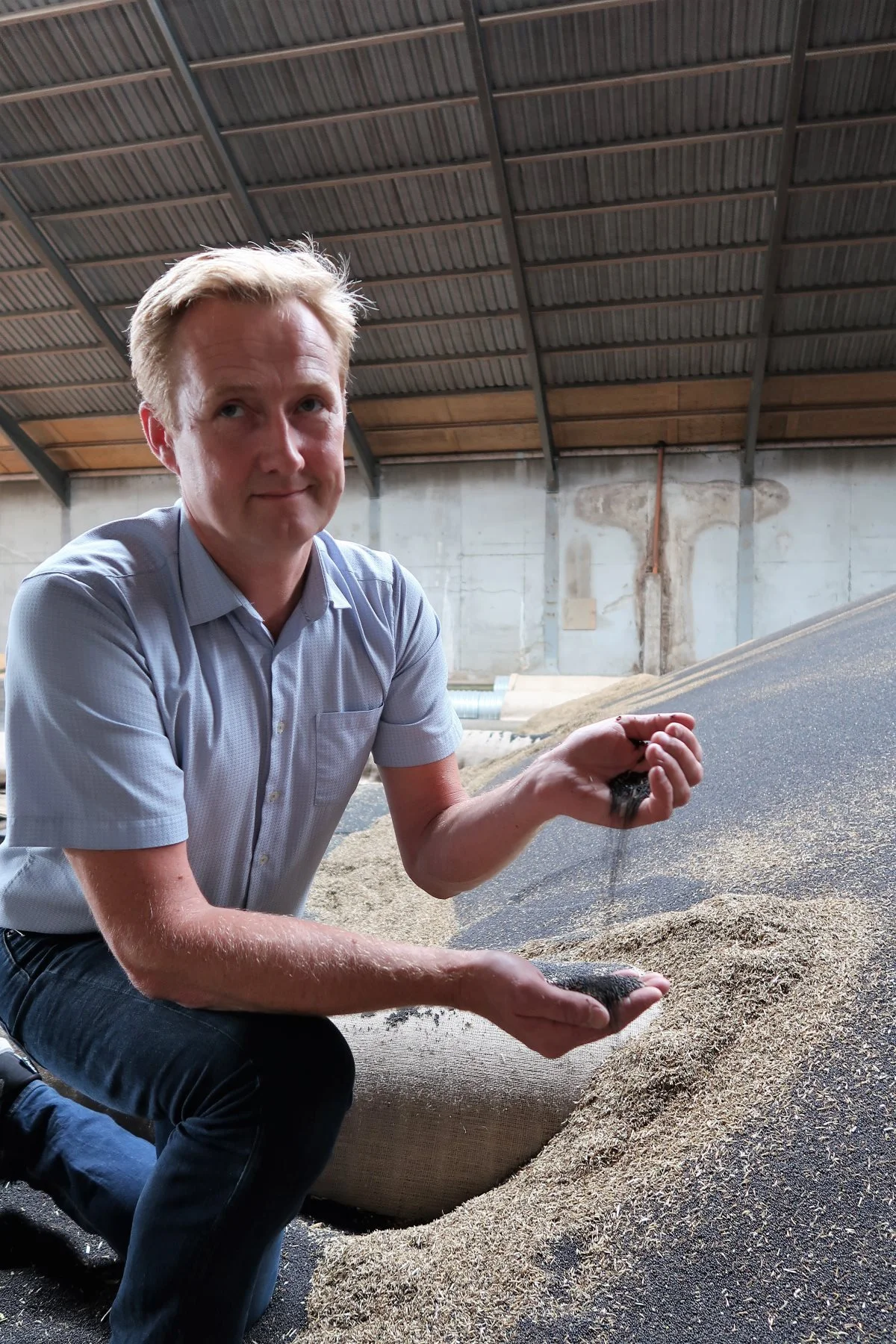 Direktør for Mollerup Mølle, Jakob Pedersen. Foto: Karsten Himmelstrup