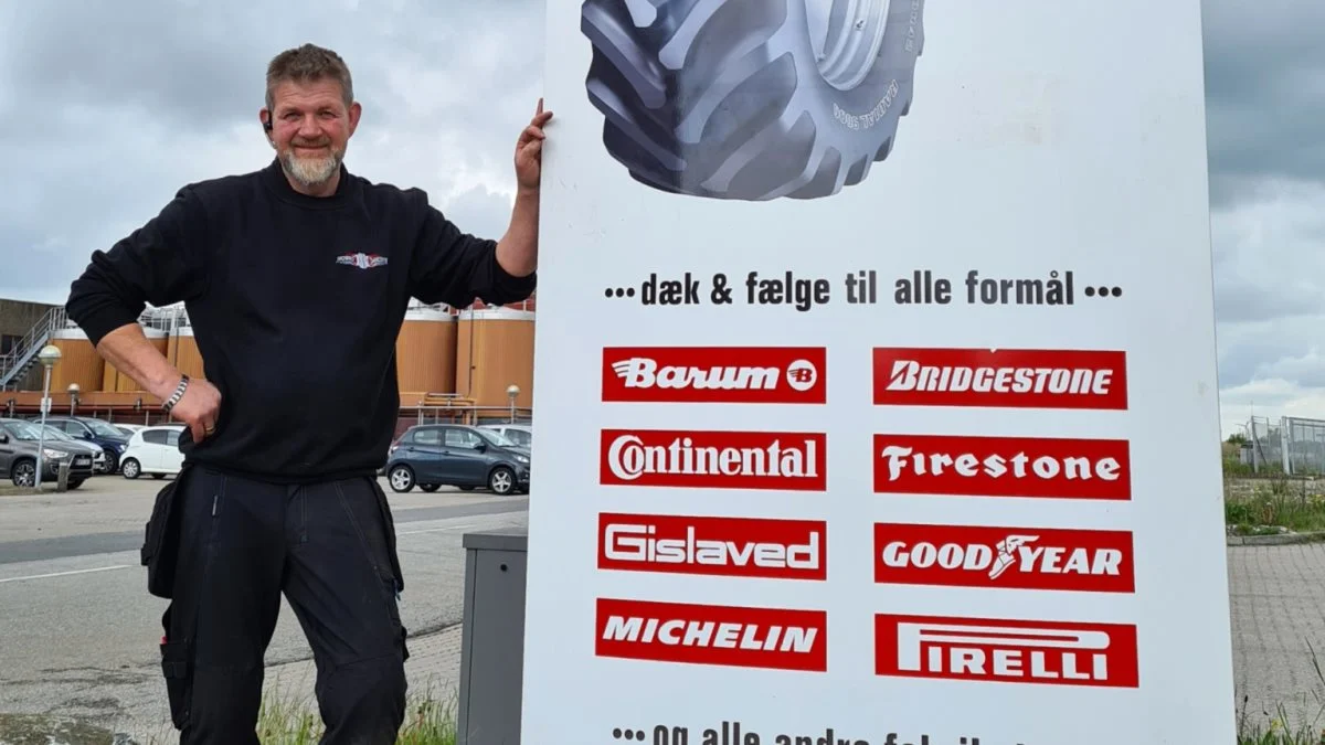 Jesper Christensen fra Hobro Dækcenter. Foto: Dansk Dæk Service
