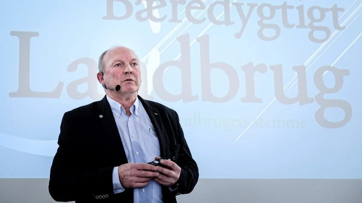 På grund af corona-situationen var generalforsamlingen i Bæredygtigt Landbrug ikke som normalt. Kursen i foreningen er dog den samme - fokus er på jura og faglighed, forsikrede formand Flemming Fuglede Jørgensen. Foto: BL