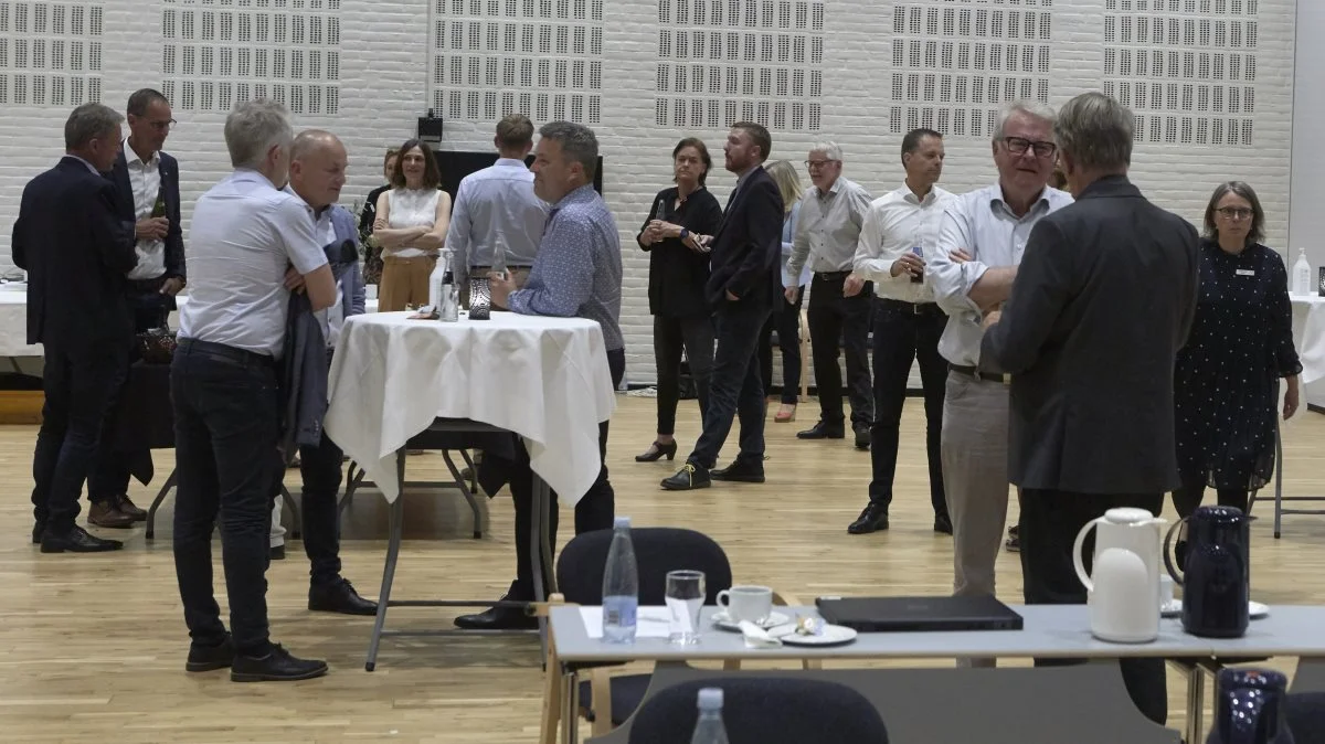 (4) 05-26-fy
Bestyrelsen og medlemmerne glædede sig over, at det endelig igen var muligt at mødes fysisk ved generalforsamlingen i Patriotisk Selskab. Fotos: Erik Hansen
