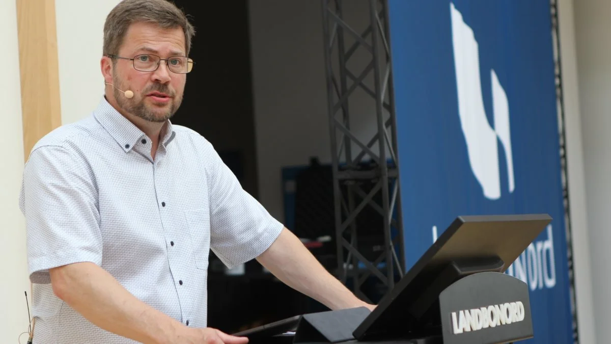 - Hvis man tror, at kampen er overstået efter Landbrugspakken, bliver man skuffet, konstaterede formand Niels Vestergaard Salling. Fotos: Christian Carus