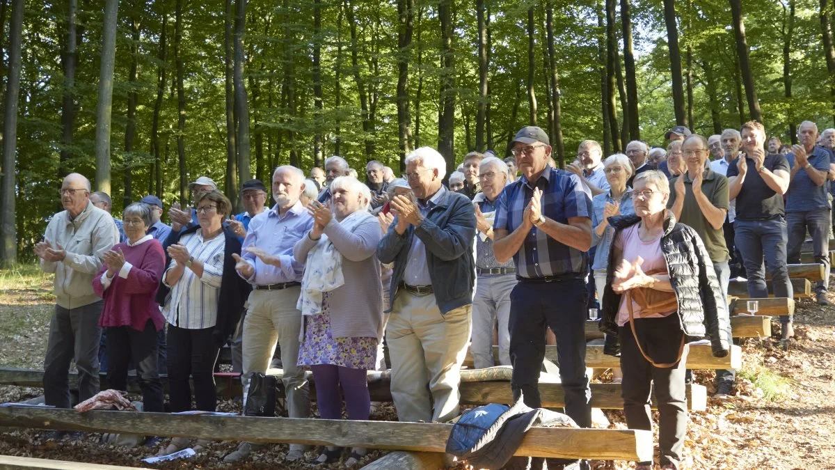 Martin Merrild modtog et stående bifald fra medlemmerne i Holstebro-Struer. Fotos: Tenna Bang