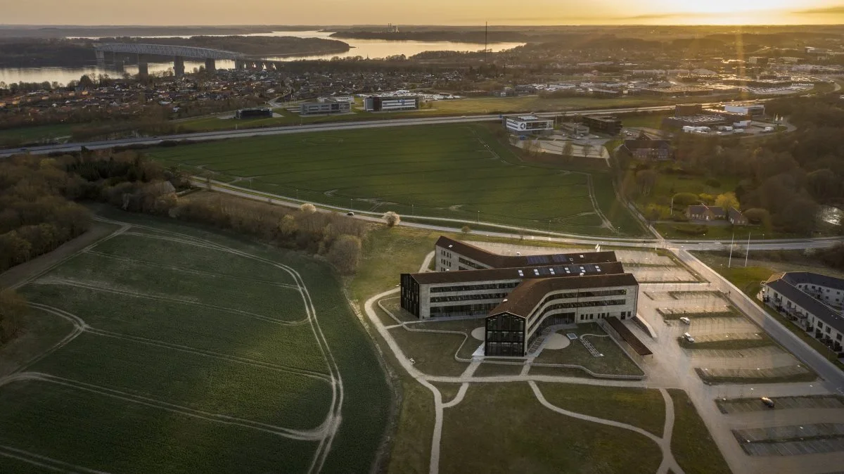 DLG´s nye hovedkvarter i Fredericia har fået fornem hæder i form af prisen som Årets Kontorbyggeri 2021. Pressefoto