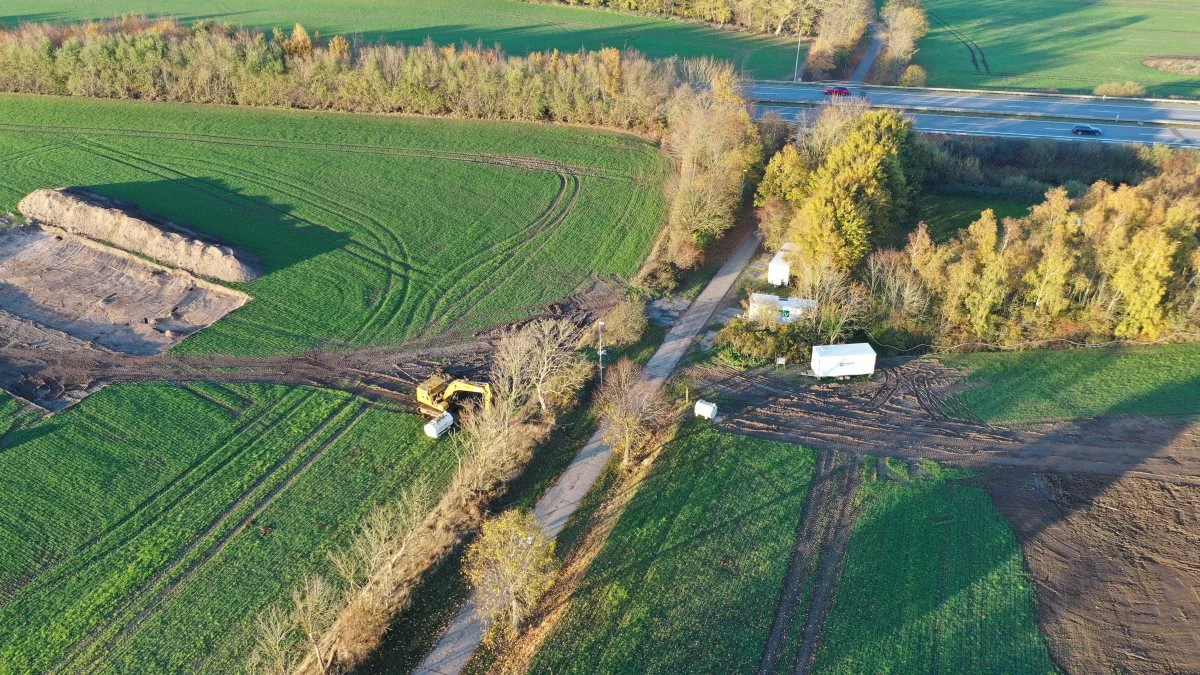 Flere steder ligger arbejdet med Baltic Pipe-ledningen stille på grund af, at miljøtilladelsen til projektet er blevet inddraget af Miljøklagenævnet. Det kommer til at koste penge. Mange penge. Foto: Per Jørgensen