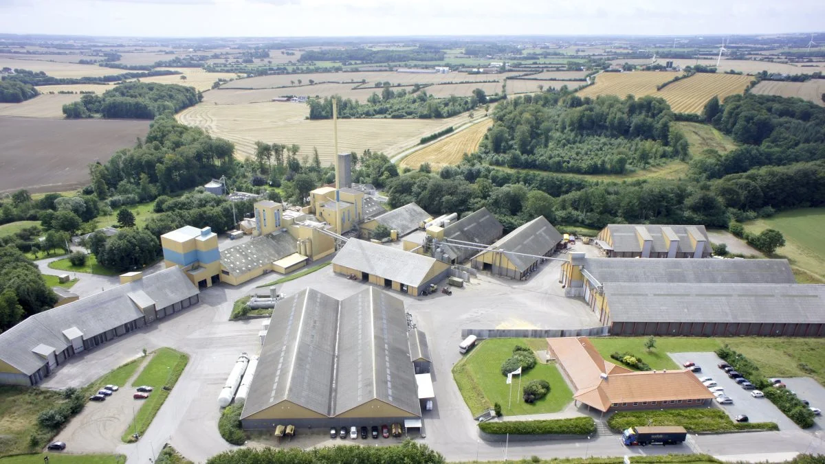 Aller Aqua har hovedkvarter i byen Aller ved Christiansfeld. Foto: Aller Aqua