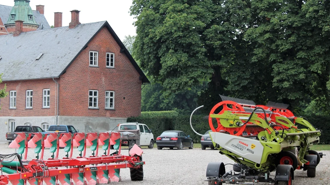 Funktionen »dataudveksling« mellem Claas Telematics-software i mejetærskeren og Næsgaard-Markkort er klar til at blive taget i brug på Lystrup og Jomfruens Egede Godser ved Faxe. 