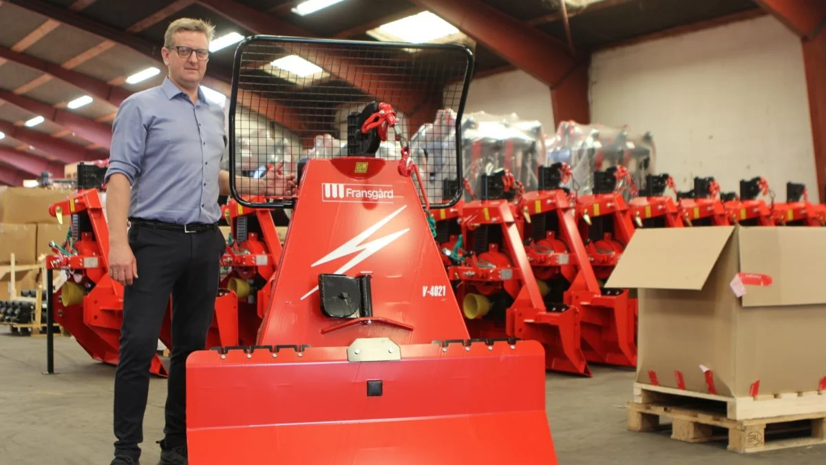 Administrerende direktør Jens Ploug havde nødplanerne klar, da corona ramte Danmark. Dem blev der heldigvis aldrig brug for i et år, hvor omsætningen hos Fransgård steg med otte procent. Fotos: Christian Carus