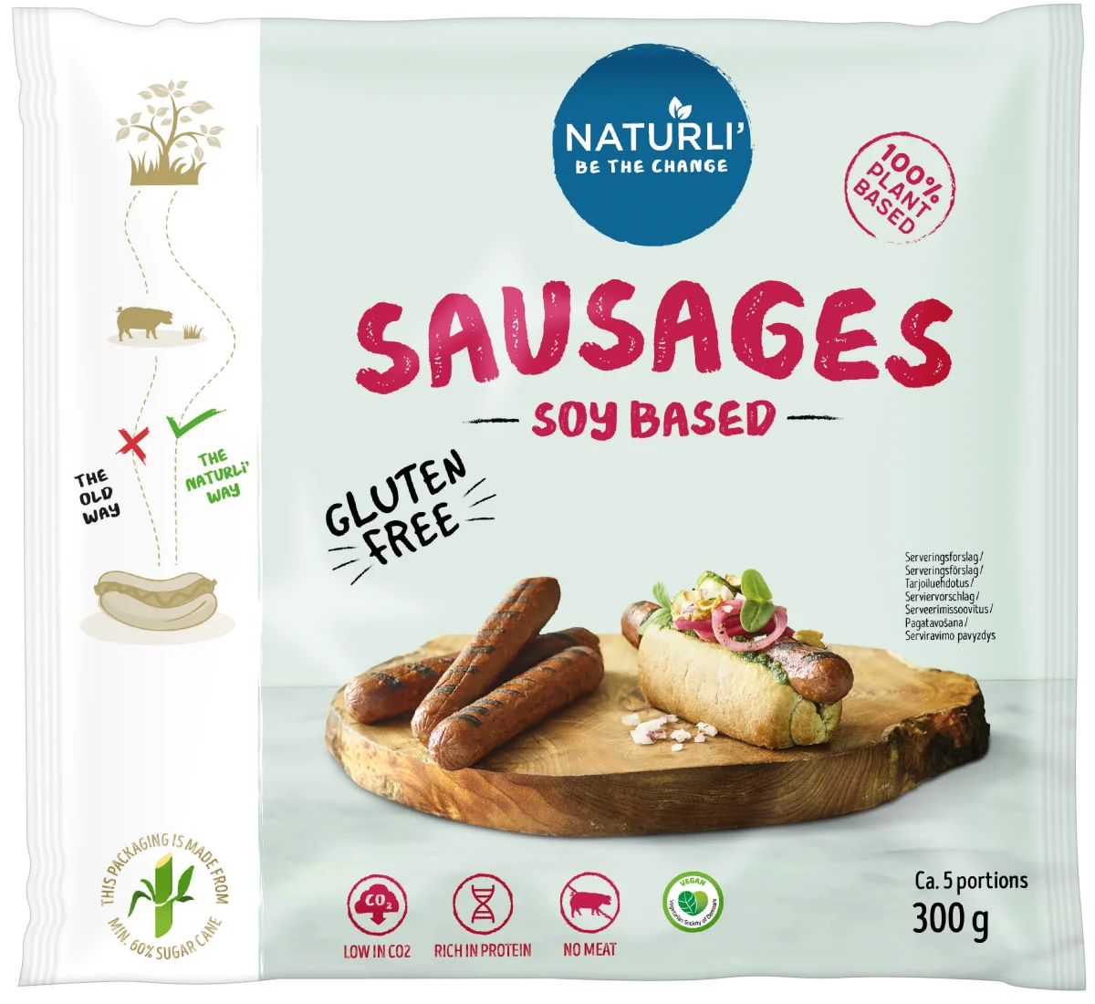 Naturli' Foods soyabaserede pølser.