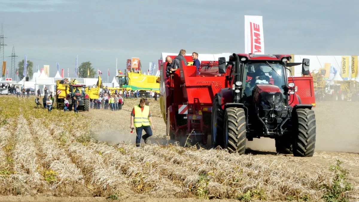 PotatoEurope er kendt for sine mange arbejdende demonstrationer på et areal, der forberedes flere år, før udstillingen afvikles. Nu er det aflyst. Arkivfoto: Jørgen P. Jensen