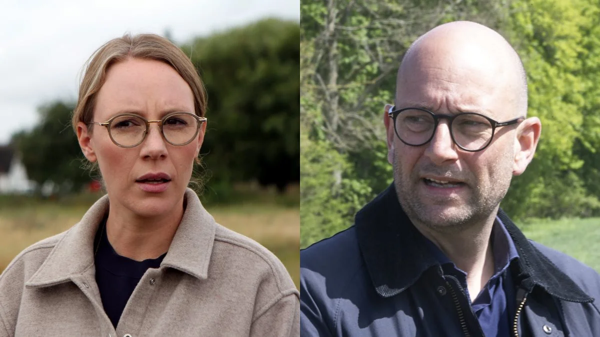 Miljøminister Lea Wermelin (S) og fødevareminister Rasmus Prehn (S) er af seks foreninger, der er gået sammen, inviteret til Sønderjylland til efterafgrødesnak.