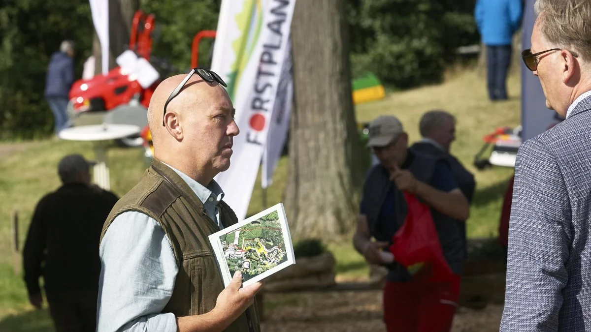 Stemningen er overvejende positiv efter 10 års bølgedal, var fornemmelsen hos formanden for Danske Juletræer, Martin Petersen, Outrup, på gangene ved gårsdagens fynske juletræsmesse. Fotos: Erik Hansen