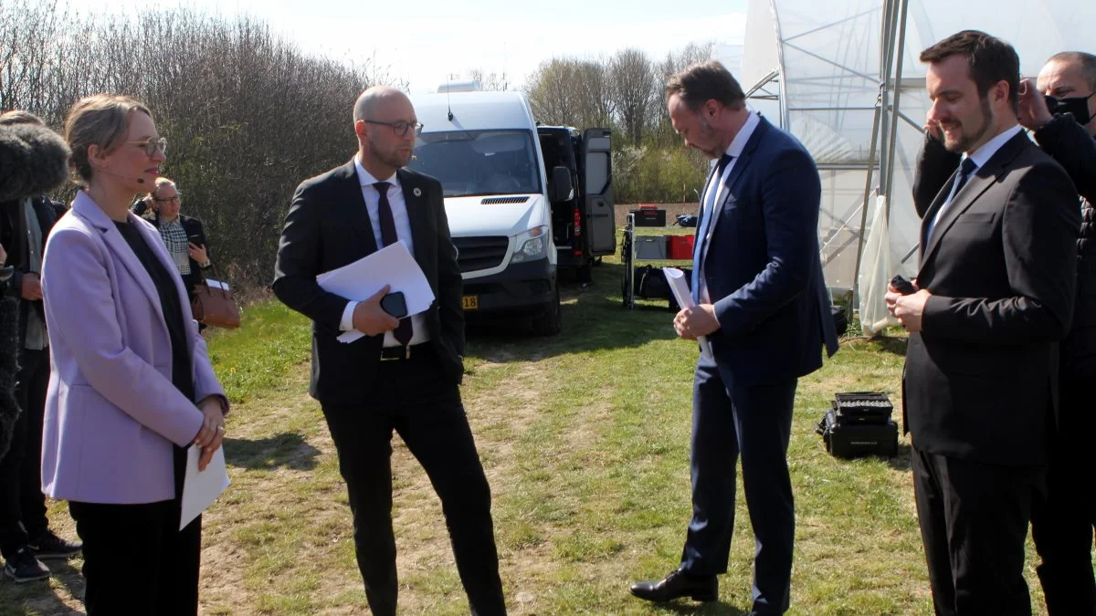 Fire ministre fra regeringen præsenterede i april regeringens landbrugsudspil. Nu vil fødevareminister Rasmus Prehn præsentere en aftaletekst til partierne under forhandlingerne. Foto: Lasse Ege Pedersen