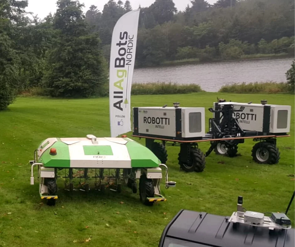 Robotterne fra Naio og Agrointelli er de to første slags automatiske løsninger, som AllAgbots Nordic tilbyder sine kunder. Foto: Thorsen Teknik.