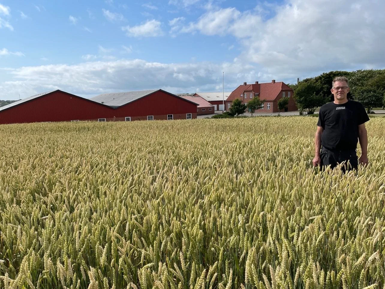 En af dem , der har haft glæde af Risk Management har været landmanden Niels Stokholm fra Lemvig. Foto: DLG