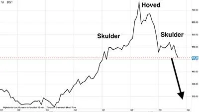 CBOT-majs i US-cent pr. bushel

Majsprisen på afgrødebørsen i Chicago er brudt under et vigtigt støtteniveau ved 520 US-cent pr. bushel. Det har frembragt en stor Skulder Hoved Skulder topformation, der indikerer, at næste tekniske prismål nu ligger nede i området omkring blot 300 US-cent pr. bushel.

