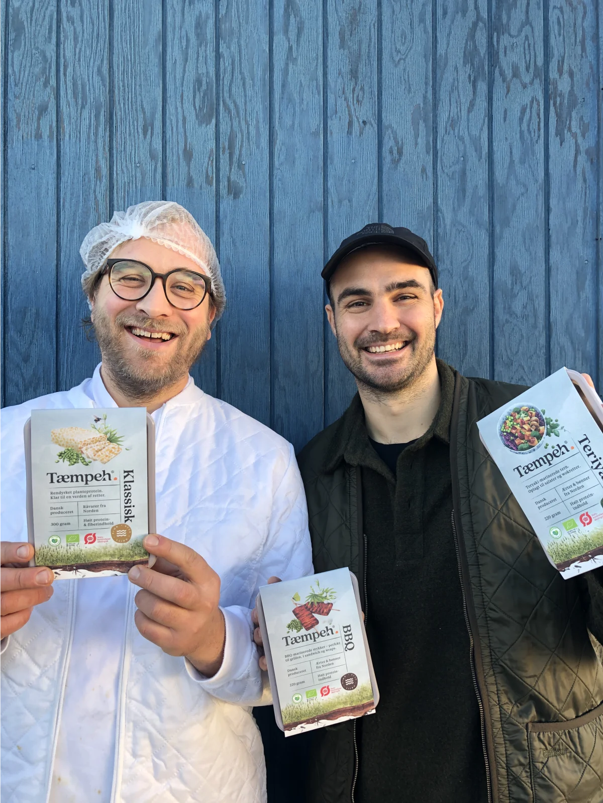 Produktionschef Erik Lautrup Nielsen (tv.) og direktør og medstifter Christian Munch-Jakobsen (th.). Foto: Foodture